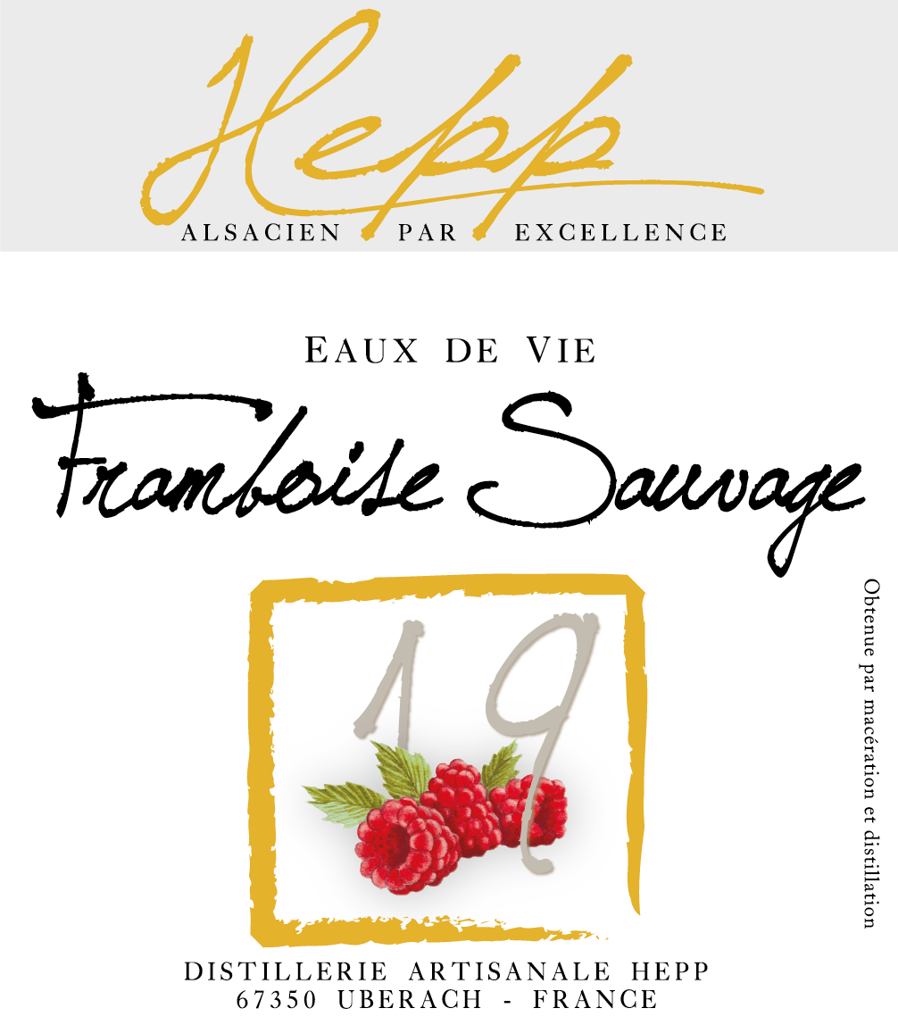 Eau de Vie de Framboise Sauvage