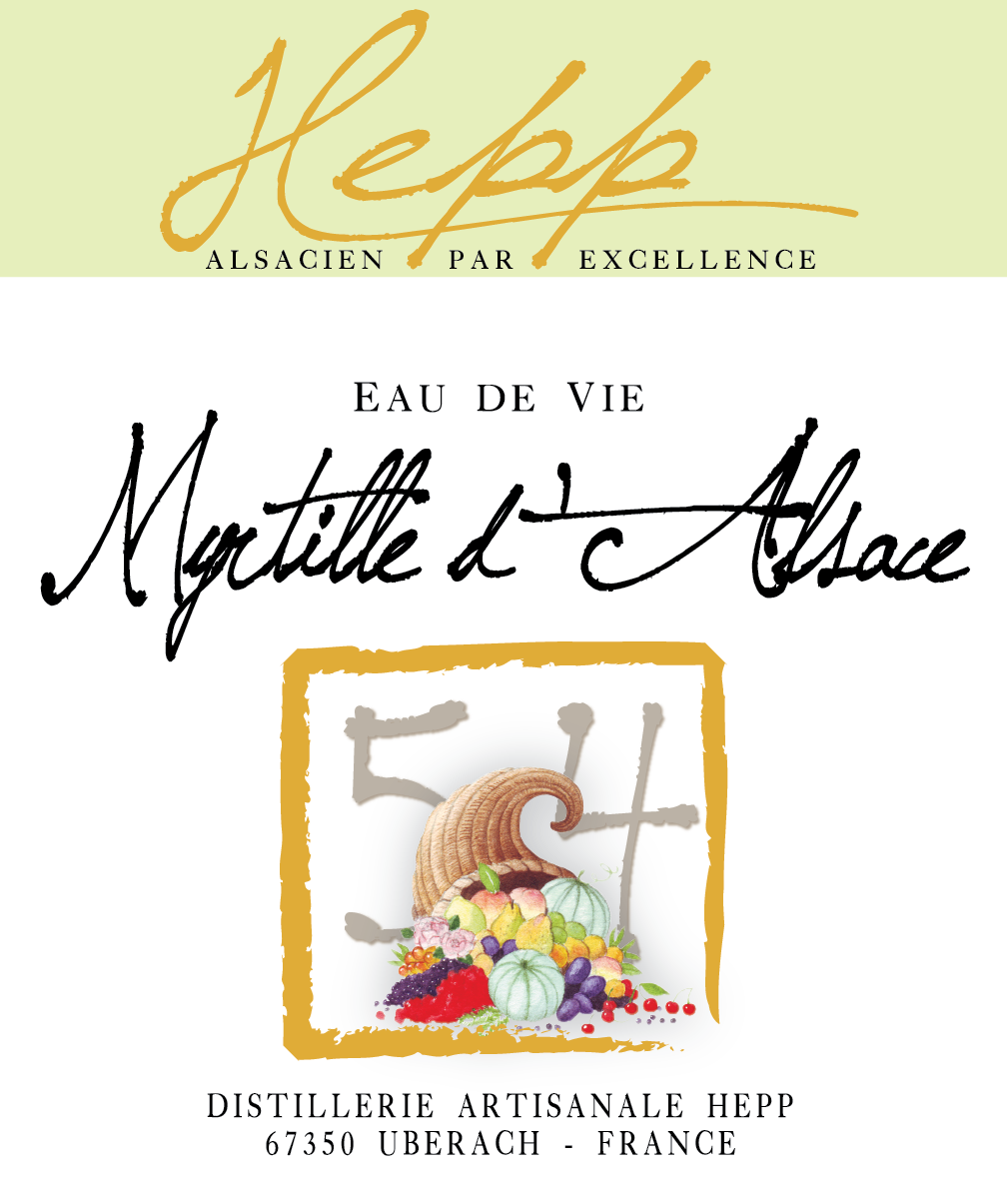 Eau de Vie de Marc de Myrtille